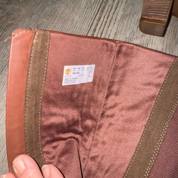 Timberland Earthkeepers Stratham Heights Tall Lace up Waterproof Boots knee 8 - Picture 8 of 12